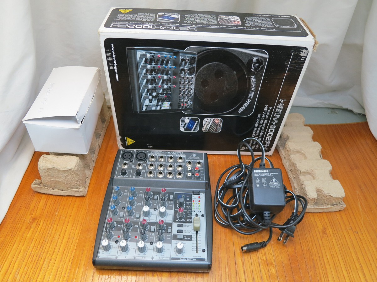 Behringer XENYX 1002FX ミキサー Behringer XENYX 1002SFX | USA