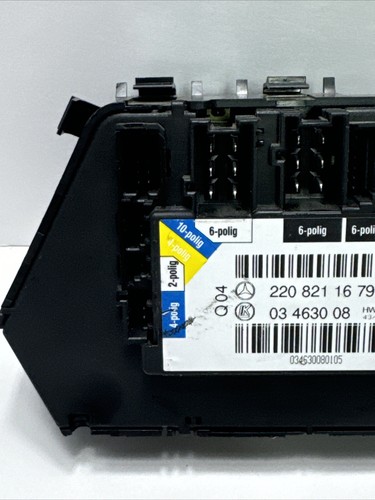 Interruptor de control del asiento delantero derecho Mercedes S430 S500 2003-2006 OEM 220 821 16 79 - Imagen 9 de 12