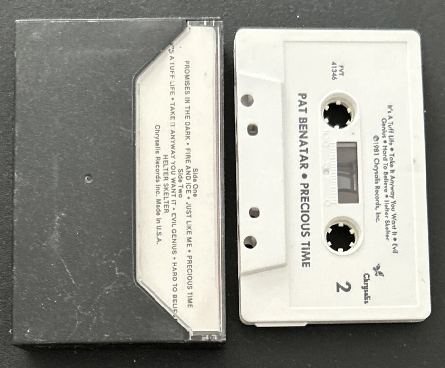 Pat Benatar Precious Time Cassette Promised In The Dark Helter Skelter Used 1981 - Image 2 of 4