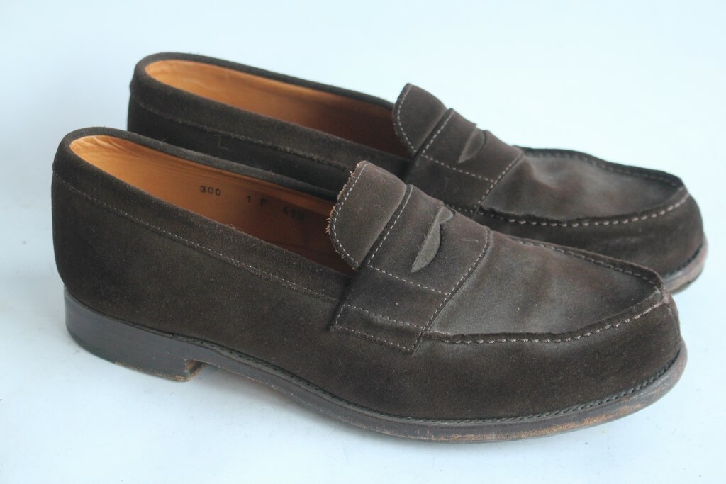 Chaussures Habillées Loding En Cuir Noir - Taille 42.5 - Cousu Goodyear - Occasion Très Bon état