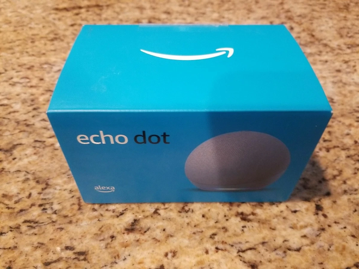 Echo Dot (4th Gen) - Smart Speaker with Clock and Alexa - Twilight  Blue