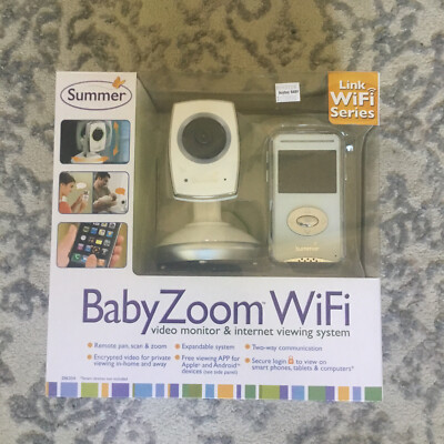 Summer Baby Zoom Wifi Video Monitor Internet Viewing System In Box Ebay