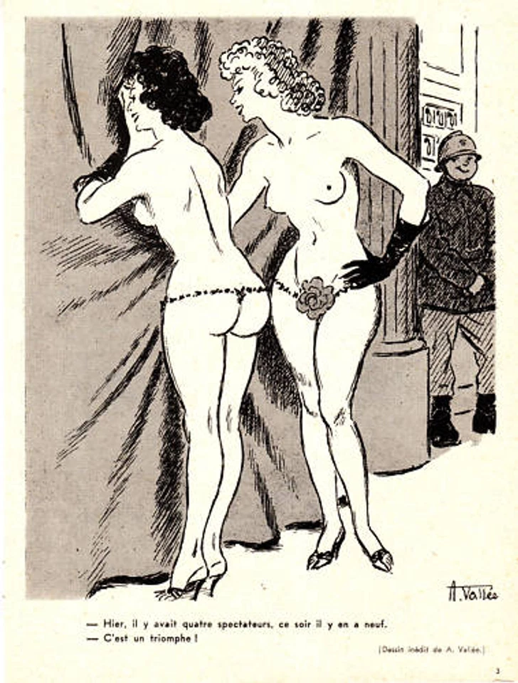 Publicité Ancienne " Humour - A. Vallée image 3 " - Photo 1/1