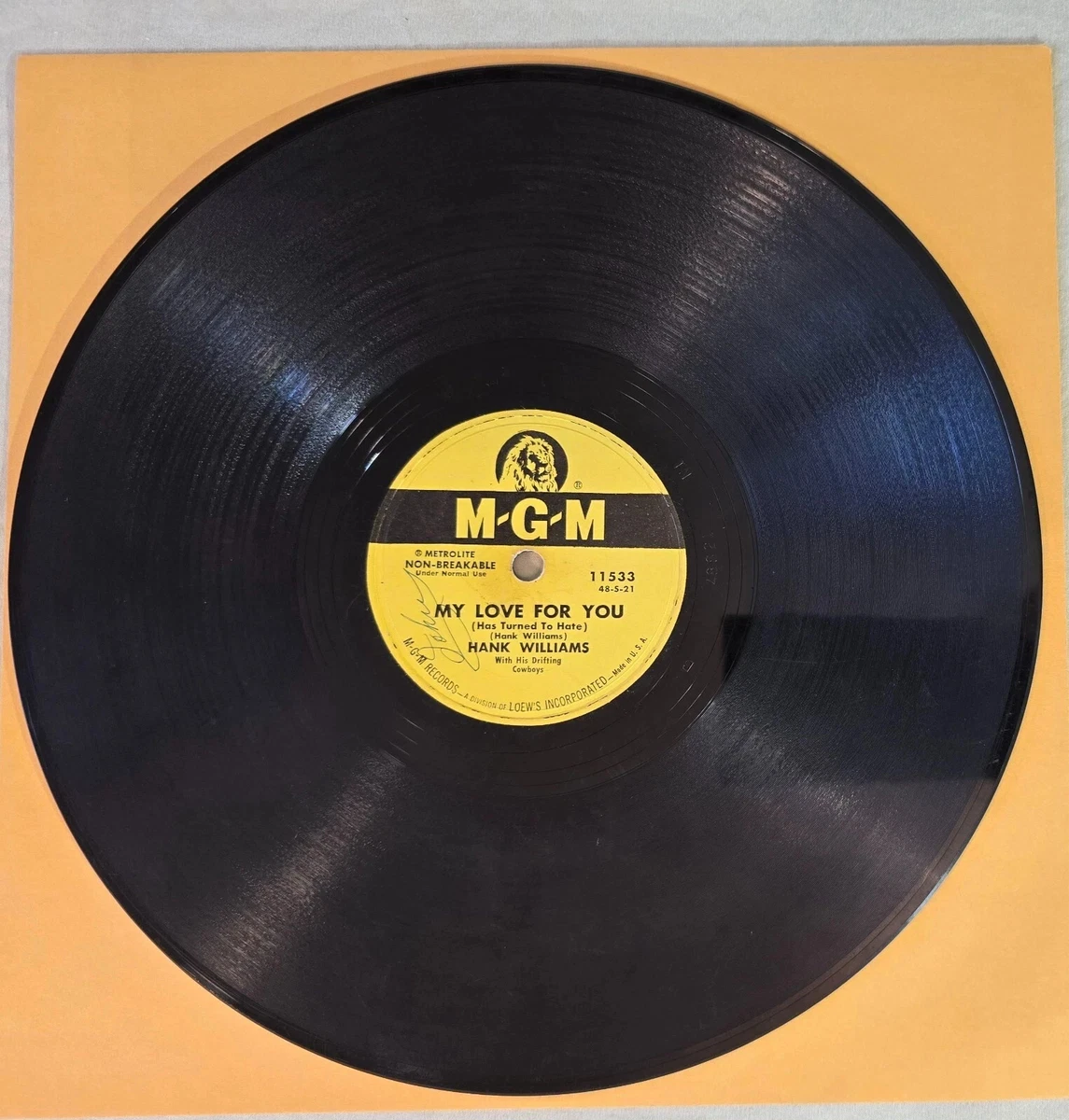 found record 78 Williams Hank 5枚セット 78RPM MGM WILLIAMS HANK at market flea 洋楽