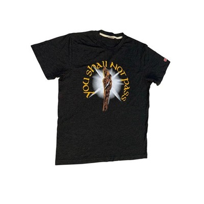   LOTR Homage T-Shirt Men s You Shall Not Pass Medium M Lord of the Rings Logo