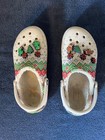 Crocs Christmas lined clogs. Sweater pattern with charms. Women's 8 or men's 6 — photo 5