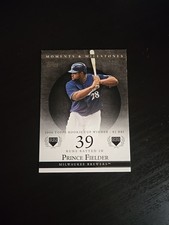 2007 Topps Moments & Milestones Black #59-39 Prince Fielder SN# /29 Brewers - CA