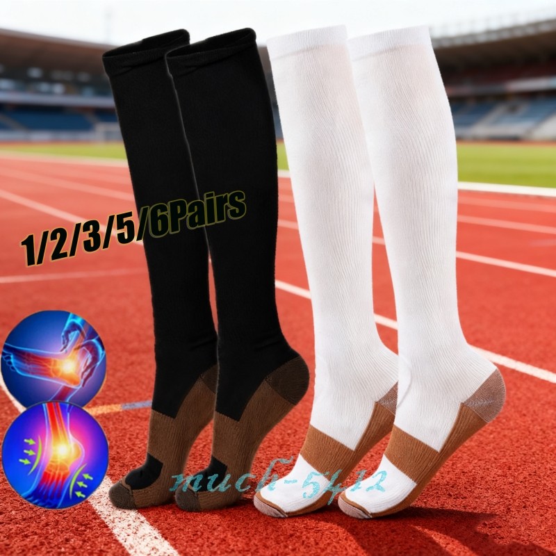 Compression Socks 20-30mmHg Graduated Support Men Women Sports Culf socks S-XXL