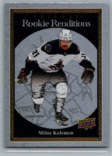 2023-24 Upper Deck Trilogy - Rookie Renditions Milos Kelemen #RR-31 (RC)