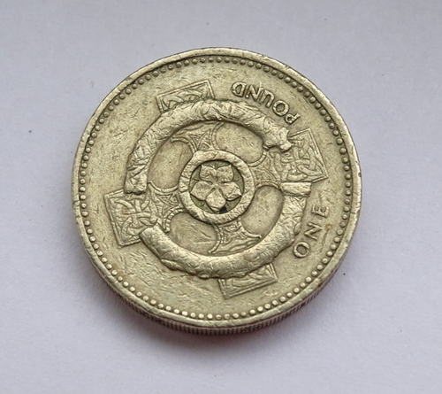 1996 Elizabeth II  One Pound Coin / "Decus Et Tutamen" / Shipping Via FedEx - Picture 6 of 16