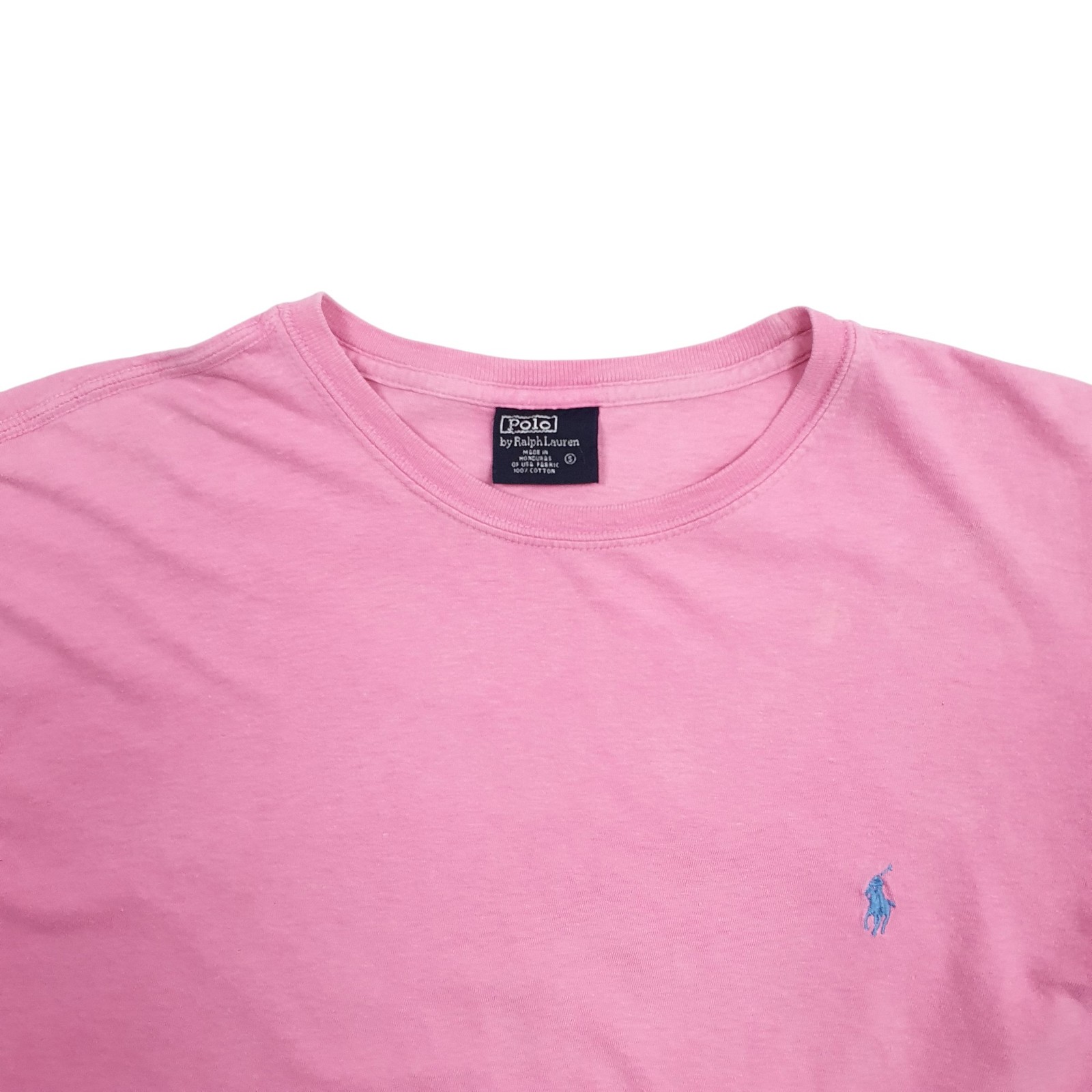 POLO RALPH LAUREN Pink T Shirt Tee Short Sleeve Cotton Mens S image 2