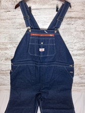 Round House Premium Bib Overall Work Coveralls Denim 52x32