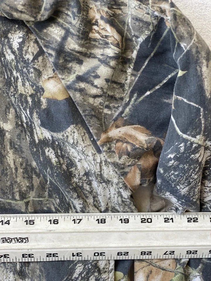 Chaqueta con Capucha Mossy Oak Camuflada Cremallera Juvenil Talla Grande (14-16) Caza Exterior Foto 4 de 4