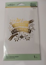 New Spellbinders Merry Christmas Foil Plates