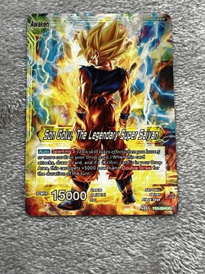 孫悟空 TB3-034 UC ホイル版　海外カード Dragonball Super Leader Card Son Goku the Legendary Super Saiyan