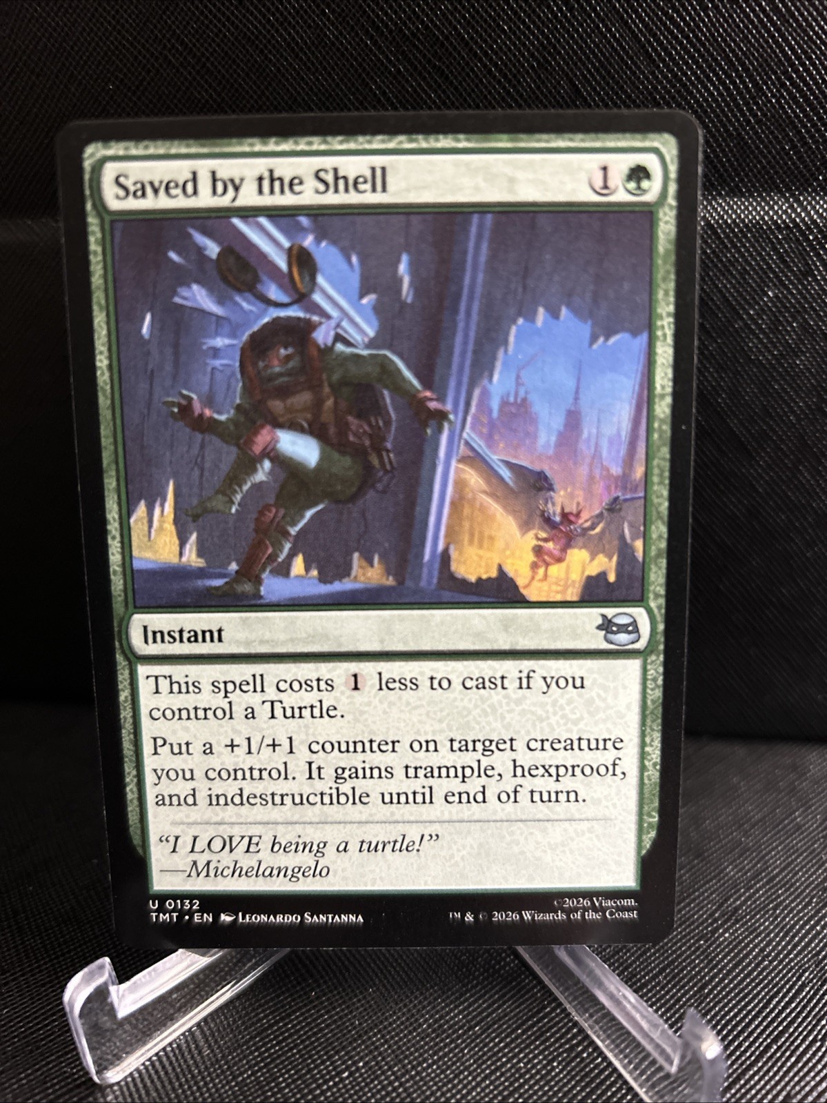 Saved by the Shell Regular MTG 132 Teenage Mutant Ninja Turtles NM