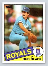 1985 Topps #412 Bud Black EX Excellent Royals