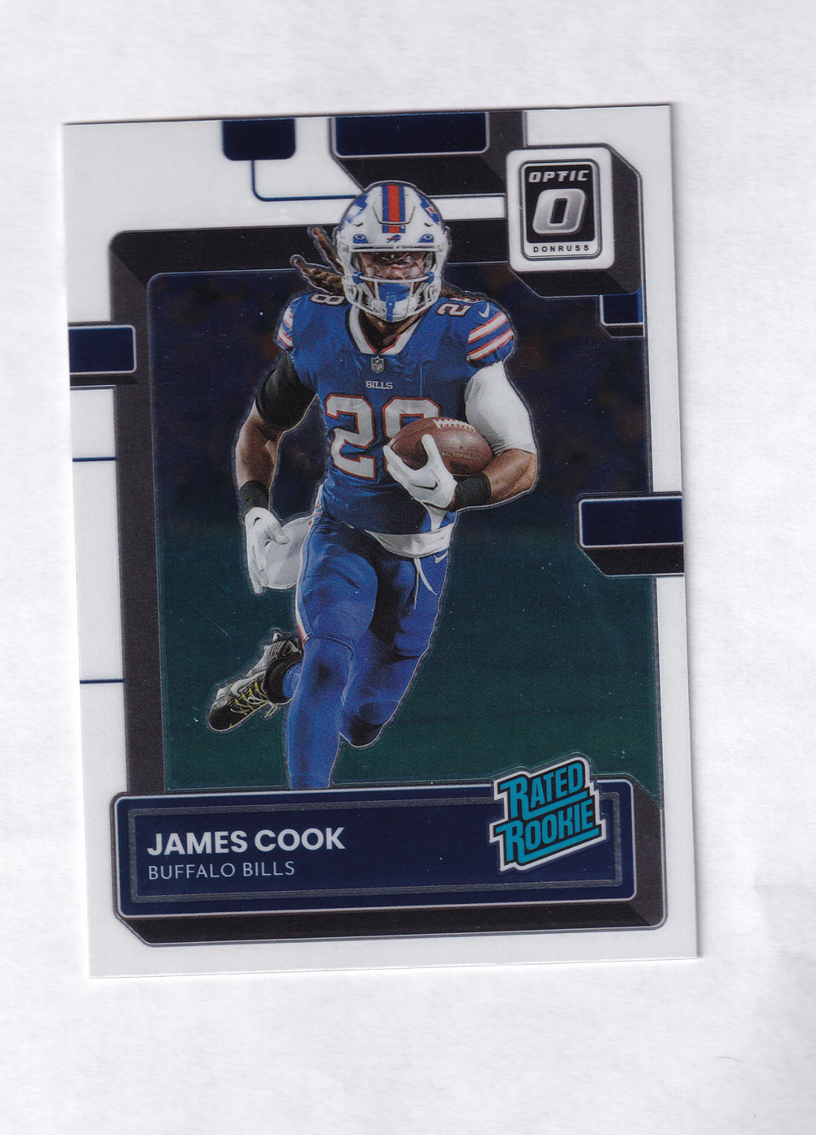 2022 Panini Donruss Optic - Rated Rookie James Cook #215 Holo Prizm (RC)
