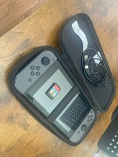 Nintendo Switch Grey - With Mario & Rabbids Game, Charger And Case