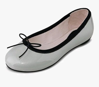 Bloch Cressida SILVER Ballet Flats Shoes BG2012 Size 3.6 Big Kid NEW