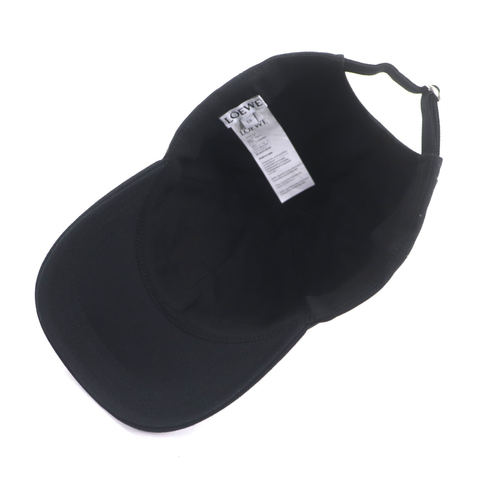 Excellent LOEWE cap Anagram Patch Baseball Hat bl… - image 6