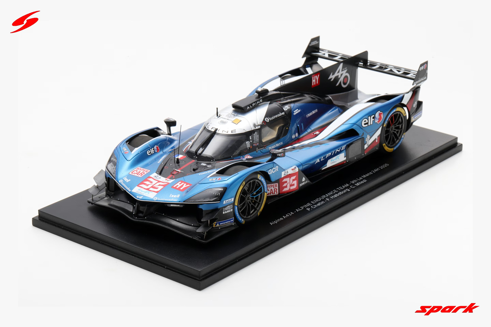 Spark 18S1060 Alpine A424 Le Mans 2025 miniature 1/18 de collection résine