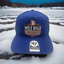 Denver Broncos Hat '47 Brand Hitch "Mile High Football" Snapback Cap H77