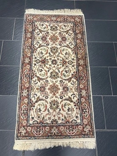 Oriental carpet hand knotted Tabriz living room carpet 125 x 75 cm carpet rug
