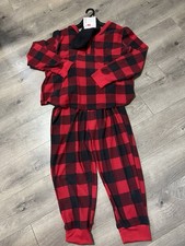 Joyspun Velour Waffle Henley Sleep Top / Joggers/Socks Sleep Set Size XL New