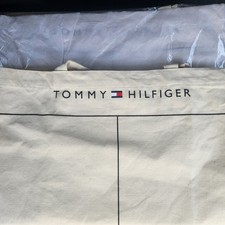 Lot of 2 NEW Tommy Hilfiger Canvas Weekender Summer Reusable Bag Tote Large
