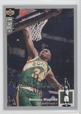 1994 Upper Deck Collector's Choice Silver Foil Signature Dontonio Wingfield 0s5