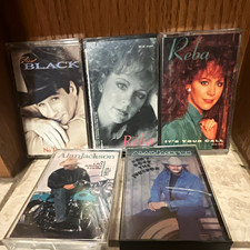 Clint Black / Reba McEntire / Alan Jackson Cassette Albums Country Lot