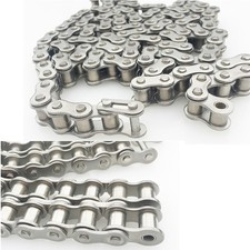 04C 05B - 16A 16B 304 Edelstahl Einreihig-Rollenketten 1m-1.524m Antriebskette