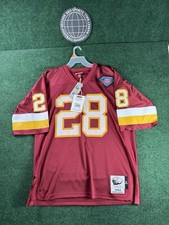 Camiseta deportiva Mitchell & Ness 1997 Redskins Darrell verde auténtica talla 2XL DEFECTUOSA