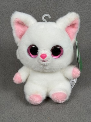 Aurora Yoohoo Pammee Plush Fox White & Pink 5'' - All Tags #29327 Netflix