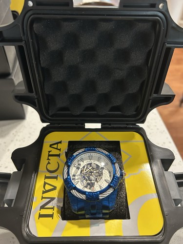 Model 32323 - Invicta Bolt Men's Watch Automatic 52 MM. Blue with Snake ...