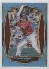 2021 Panini Select Premier Carolina Blue Prizm 21/35 Nick Ahmed #159 5m1
