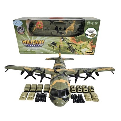 Large Military 21-Inch Cargo Plane C130 Bomber Air Force Bombs 12 Mix Vehicles