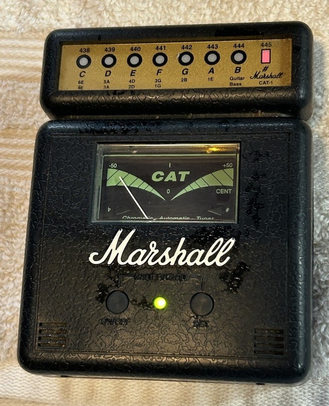 Marshall CAT-1 Chromatic Automatic Tuner for Guitar