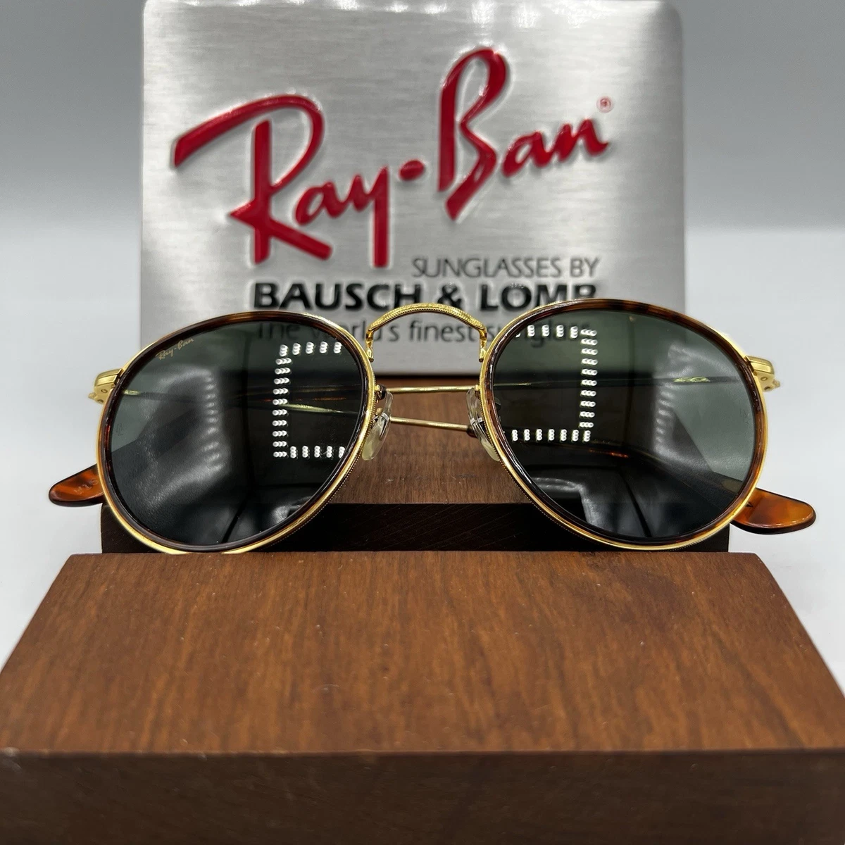 Ray-Ban Tortoise Round Vintage Sunglasses for sale | eBay
