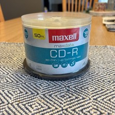 Maxell CD-R 50 Pack Recordable CDs 80 min 48X