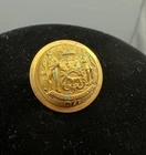 Delaware State Seal Uniform Button - Late 1800s to 1900s - Waterbury Button Co.