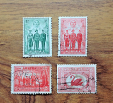 Australia 1929&ndash;1940 Commemoratives 1d&ndash;2d Selection incl. WA Swan &ndash; Used Stamps