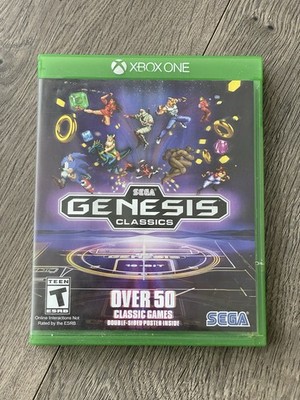 Sega Genesis Classics Xbox One Video Game 2018 50+ Games No Poster TESTED