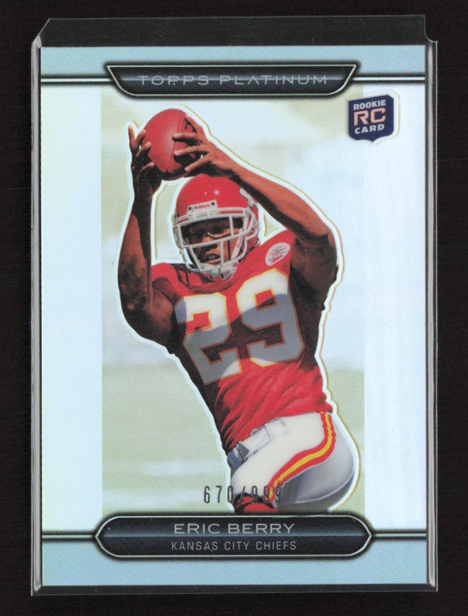 2010 Topps Platinum #91 Eric Berry Rookie Refractors #/999 RC