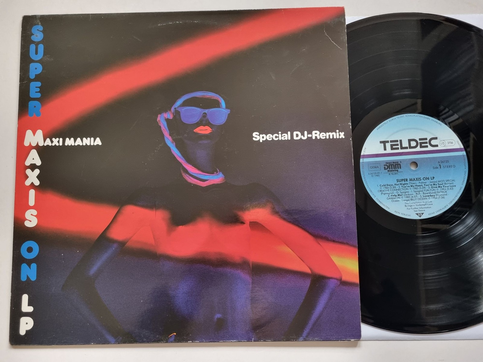 Various - Super Maxis On LP - Maxi Mania Vinyl LP Germany