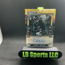 Garrett Wilson Panini Contenders 2024 Gold Veteran Ticket Autograph #VTA-GW 5/10