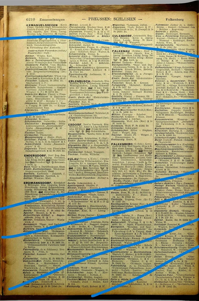 Branchenbuch 1904-22: Neusalz, Neustadt OS, Neuwaldau, Nicolai, Nieder-Hermsdorf - Bild 3 von 4