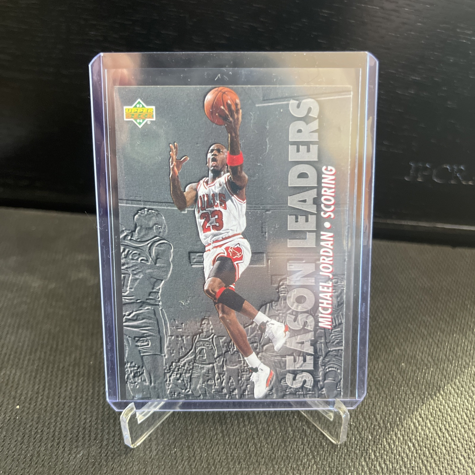 Michael Jordan 1993-94 Upper Deck Season Leaders SCORING #166