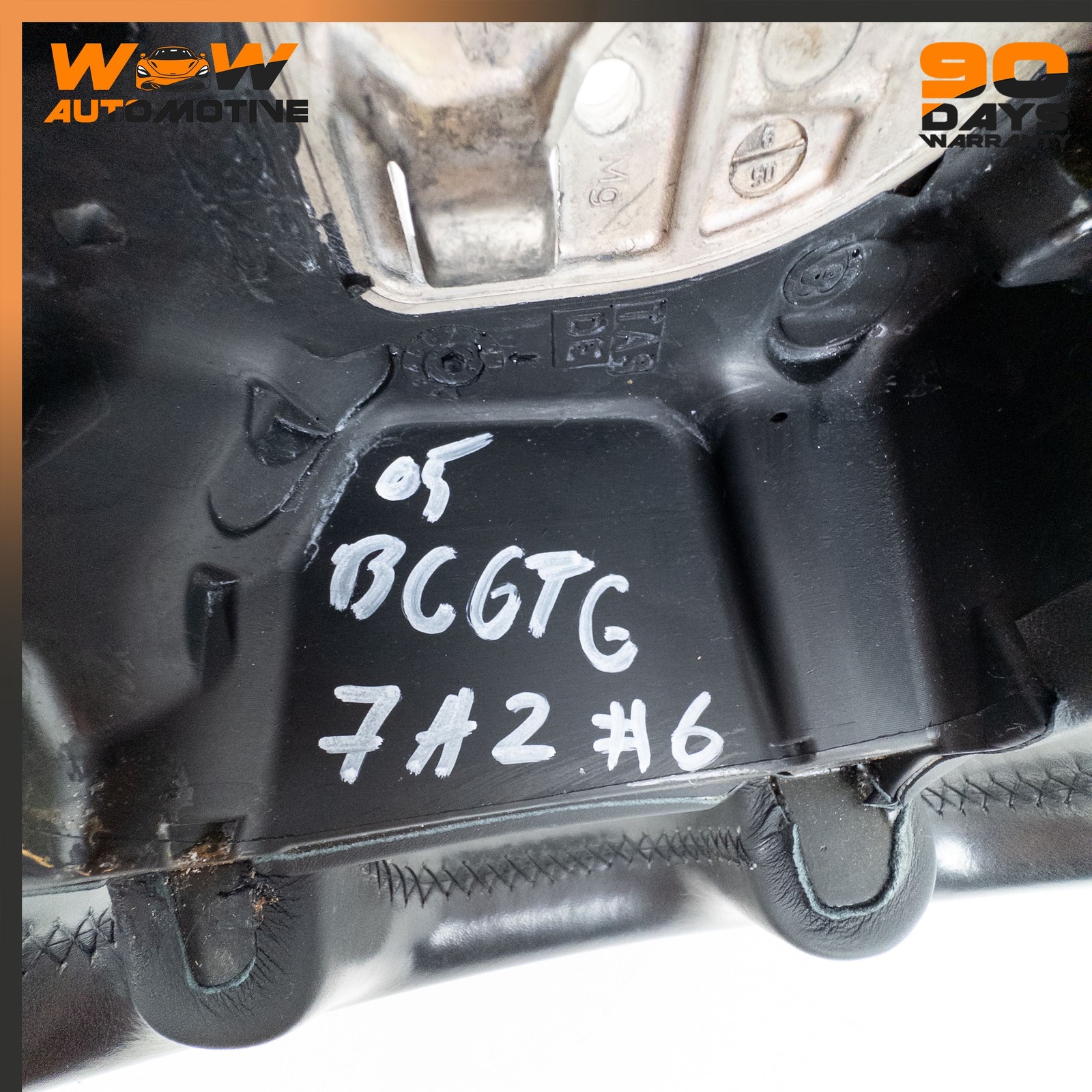 04-17 BENTLEY CONTINENTAL GT GTC FLYING SPUR DRIVER STEERING WHEEL BLACK OEM